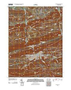 Shamokin Pennsylvania Historical topographic map, 1:24000 scale, 7.5 X 7.5 Minute, Year 2010