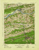 Shamokin Pennsylvania Historical topographic map, 1:62500 scale, 15 X 15 Minute, Year 1943