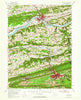Shamokin Pennsylvania Historical topographic map, 1:62500 scale, 15 X 15 Minute, Year 1952