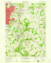 Sharon East Pennsylvania Historical topographic map, 1:24000 scale, 7.5 X 7.5 Minute, Year 1958
