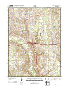 Sharon East Pennsylvania Historical topographic map, 1:24000 scale, 7.5 X 7.5 Minute, Year 2013