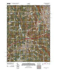 Sharon West Pennsylvania Historical topographic map, 1:24000 scale, 7.5 X 7.5 Minute, Year 2010