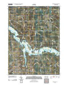 Sharpsville Pennsylvania Historical topographic map, 1:24000 scale, 7.5 X 7.5 Minute, Year 2010