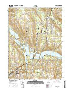 Sharpsville Pennsylvania Current topographic map, 1:24000 scale, 7.5 X 7.5 Minute, Year 2016