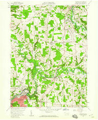 Sharpsville Pennsylvania Historical topographic map, 1:24000 scale, 7.5 X 7.5 Minute, Year 1958