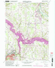 Sharpsville Pennsylvania Historical topographic map, 1:24000 scale, 7.5 X 7.5 Minute, Year 1958