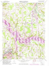 Sharpsville Pennsylvania Historical topographic map, 1:24000 scale, 7.5 X 7.5 Minute, Year 1958
