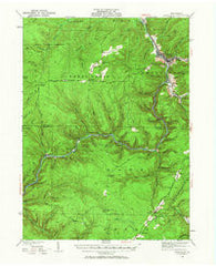 Sheffield Pennsylvania Historical topographic map, 1:62500 scale, 15 X 15 Minute, Year 1935