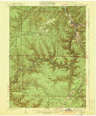 Sheffield Pennsylvania Historical topographic map, 1:62500 scale, 15 X 15 Minute, Year 1941