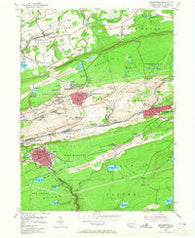Shenandoah Pennsylvania Historical topographic map, 1:24000 scale, 7.5 X 7.5 Minute, Year 1955