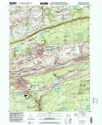 Shenandoah Pennsylvania Historical topographic map, 1:24000 scale, 7.5 X 7.5 Minute, Year 1999