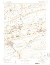 Shenandoah Pennsylvania Historical topographic map, 1:24000 scale, 7.5 X 7.5 Minute, Year 1950