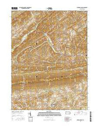Shermans Dale Pennsylvania Current topographic map, 1:24000 scale, 7.5 X 7.5 Minute, Year 2016