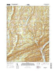 Shickshinny Pennsylvania Current topographic map, 1:24000 scale, 7.5 X 7.5 Minute, Year 2016