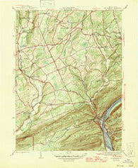 Shickshinny Pennsylvania Historical topographic map, 1:31680 scale, 7.5 X 7.5 Minute, Year 1946