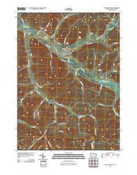 Shinglehouse Pennsylvania Historical topographic map, 1:24000 scale, 7.5 X 7.5 Minute, Year 2010
