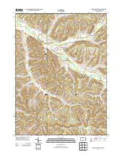 Shinglehouse Pennsylvania Historical topographic map, 1:24000 scale, 7.5 X 7.5 Minute, Year 2013