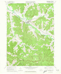 Shinglehouse Pennsylvania Historical topographic map, 1:24000 scale, 7.5 X 7.5 Minute, Year 1969