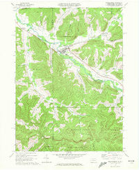 Shinglehouse Pennsylvania Historical topographic map, 1:24000 scale, 7.5 X 7.5 Minute, Year 1969