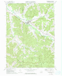 Shinglehouse Pennsylvania Historical topographic map, 1:24000 scale, 7.5 X 7.5 Minute, Year 1969