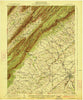 Shippensburg Pennsylvania Historical topographic map, 1:62500 scale, 15 X 15 Minute, Year 1923