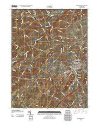 Shippensburg Pennsylvania Historical topographic map, 1:24000 scale, 7.5 X 7.5 Minute, Year 2010