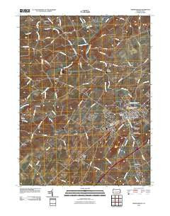 Shippensburg Pennsylvania Historical topographic map, 1:24000 scale, 7.5 X 7.5 Minute, Year 2010
