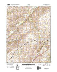 Shippensburg Pennsylvania Historical topographic map, 1:24000 scale, 7.5 X 7.5 Minute, Year 2013