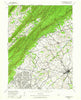 Shippensburg Pennsylvania Historical topographic map, 1:62500 scale, 15 X 15 Minute, Year 1943