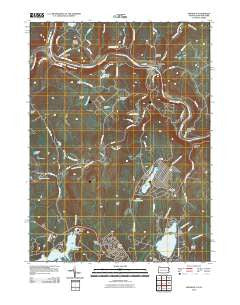 Shohola Pennsylvania Historical topographic map, 1:24000 scale, 7.5 X 7.5 Minute, Year 2010