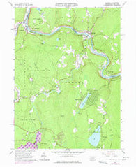 Shohola Pennsylvania Historical topographic map, 1:24000 scale, 7.5 X 7.5 Minute, Year 1965