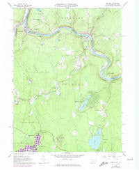 Shohola Pennsylvania Historical topographic map, 1:24000 scale, 7.5 X 7.5 Minute, Year 1965