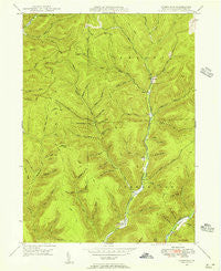 Short Run Pennsylvania Historical topographic map, 1:24000 scale, 7.5 X 7.5 Minute, Year 1947