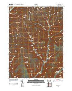 Short Run Pennsylvania Historical topographic map, 1:24000 scale, 7.5 X 7.5 Minute, Year 2010