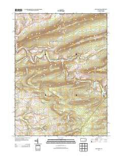 Shumans Pennsylvania Historical topographic map, 1:24000 scale, 7.5 X 7.5 Minute, Year 2013