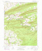 Shumans Pennsylvania Historical topographic map, 1:24000 scale, 7.5 X 7.5 Minute, Year 1955