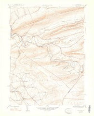 Shumans Pennsylvania Historical topographic map, 1:24000 scale, 7.5 X 7.5 Minute, Year 1948