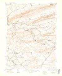 Shumans Pennsylvania Historical topographic map, 1:24000 scale, 7.5 X 7.5 Minute, Year 1948