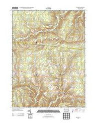 Shunk Pennsylvania Historical topographic map, 1:24000 scale, 7.5 X 7.5 Minute, Year 2013
