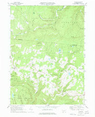 Shunk Pennsylvania Historical topographic map, 1:24000 scale, 7.5 X 7.5 Minute, Year 1970
