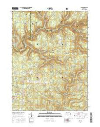 Sigel Pennsylvania Current topographic map, 1:24000 scale, 7.5 X 7.5 Minute, Year 2016