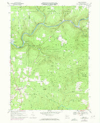 Sigel Pennsylvania Historical topographic map, 1:24000 scale, 7.5 X 7.5 Minute, Year 1967