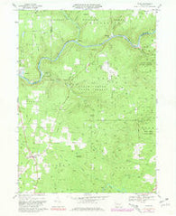 Sigel Pennsylvania Historical topographic map, 1:24000 scale, 7.5 X 7.5 Minute, Year 1967