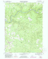 Sigel Pennsylvania Historical topographic map, 1:24000 scale, 7.5 X 7.5 Minute, Year 1967