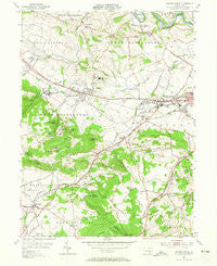 Sinking Spring Pennsylvania Historical topographic map, 1:24000 scale, 7.5 X 7.5 Minute, Year 1955