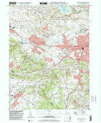 Sinking Spring Pennsylvania Historical topographic map, 1:24000 scale, 7.5 X 7.5 Minute, Year 1999
