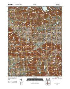 Sinking Spring Pennsylvania Historical topographic map, 1:24000 scale, 7.5 X 7.5 Minute, Year 2010