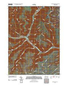 Sinnemahoning Pennsylvania Historical topographic map, 1:24000 scale, 7.5 X 7.5 Minute, Year 2010