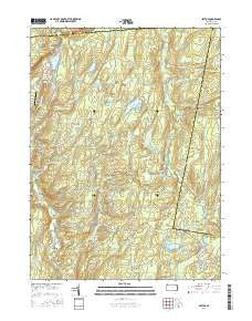 Skytop Pennsylvania Current topographic map, 1:24000 scale, 7.5 X 7.5 Minute, Year 2016