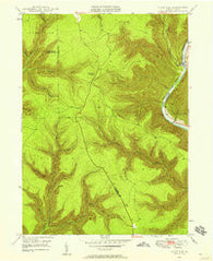 Slate Run Pennsylvania Historical topographic map, 1:24000 scale, 7.5 X 7.5 Minute, Year 1946